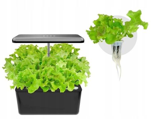 Doniczka hydroponiczna HEVA samopodlewająca idealna na zioła LED wzrost na Arena.pl