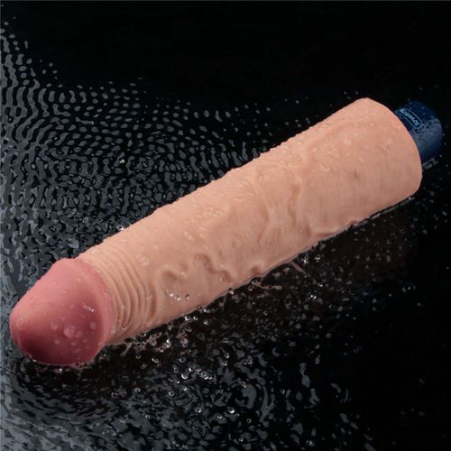 9.5" real softee rechargeable tpe vibrating dildo(flesh) na Arena.pl