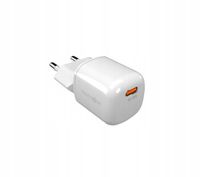 ŁLADOWARKA SIECIOWA UNIWERSALNA REINSTON GAN USB-C 30W BIAŁA