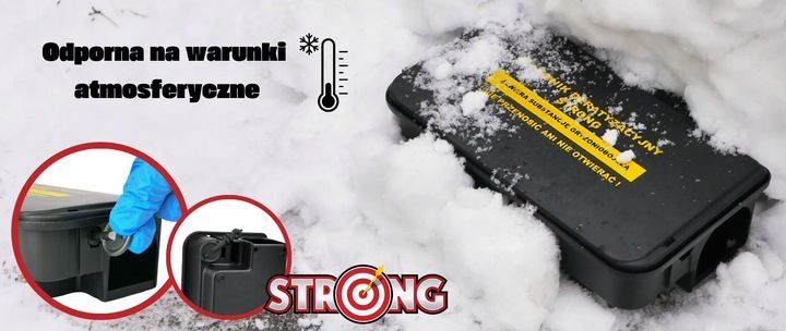 4X DUŻY KARMNIK NA TRUTKĘ STACJA DERTYZACYJNA NA MYSZY SZCZURY Z NADRUKIEM zdjęcie 10