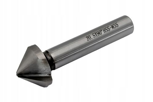 Frez pogłębiacz fazownik stożkowy 90° kobalt 20,5 na Arena.pl