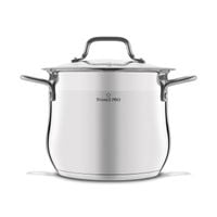 GARNEK + POKRYWKA STAL NIERDZEWNA DUŻY STARKE PREMIO ALTO 15 L 30 CM