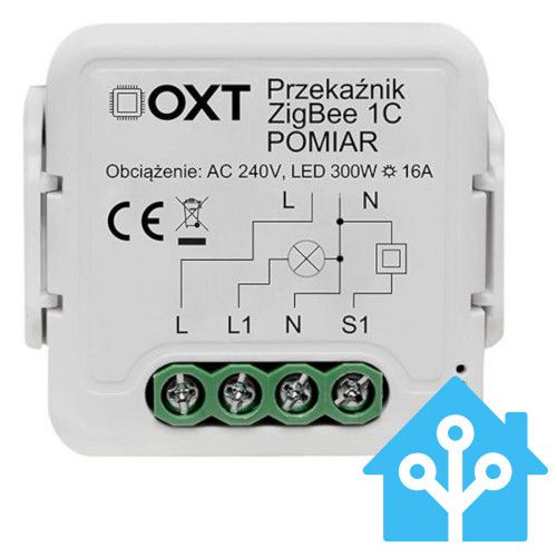 MODUŁ OXT PRZEKAŹNIK 1 OBWÓD 16A ZIGBEE TUYA ALEXA GOOGLE na Arena.pl
