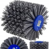 SZCZOTKA DO SATYNIARKI NYLONOWA 120X100 DREWNA GRZEBIEŃ ŚCIERNICA WALCOWA