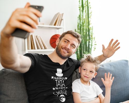 Koszulka dla Mamy i Taty PAKIET ZESTAW KOSZULEK na Dzień Ojca i Matki na Arena.pl