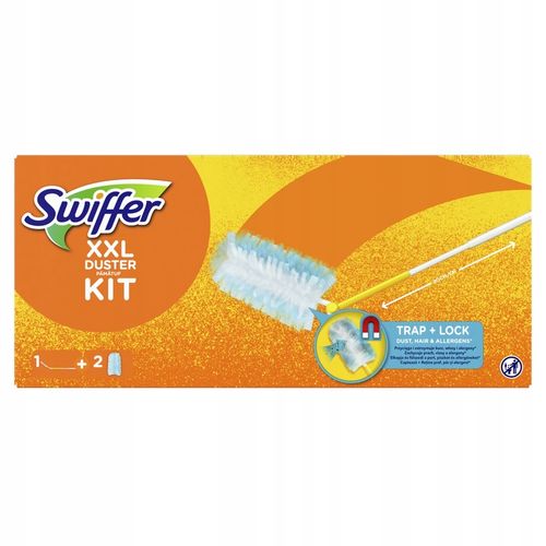 Swiffer Duster XXL Zestaw do Usuwania Kurzu Rączka i Wkłady 2 szt. + Gratis na Arena.pl