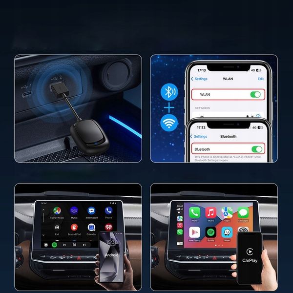 Bezprzewodowy adapter do Carplay Box 5.0 (2Air) do Carplay / Android zdjęcie 9