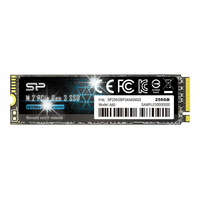 SP Silicon Power 256GB PCIe M.2 NVMe SSD P34A60 Gen3x4 2100 /1200 MB/s