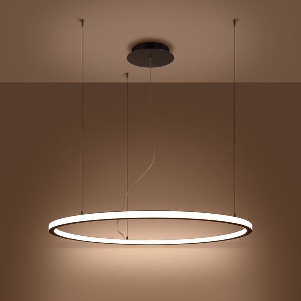 Żyrandol RISA 90 czarny LED 3000K zdjęcie 3