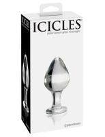 Szklany Korek Analny Klasyczny Icicles No 25 Pipedream