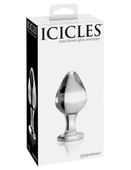 Szklany Korek Analny Klasyczny Icicles No 25 Pipedream