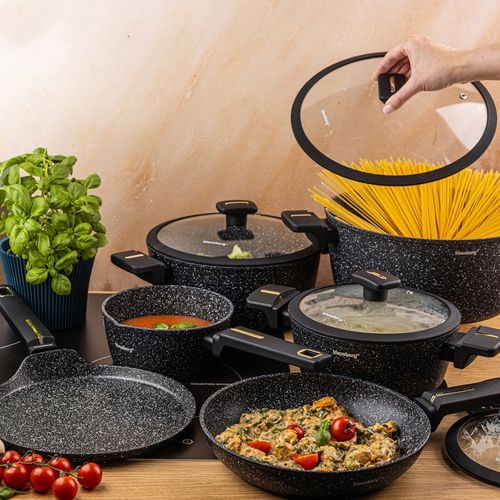 zestaw 12 elem. garnków marmurkowych klausberg kb-7966 na Arena.pl