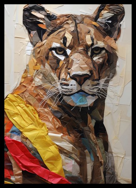 Plakat 29,7x42cm Papierowy Tygrys zdjęcie 2