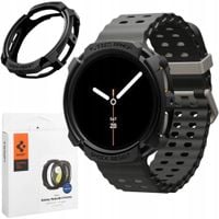 2 x SPIGEN MATOWE ODPORNE GUMOWE ETUI NAKŁADKA DO GALAXY WATCH 8 44MM