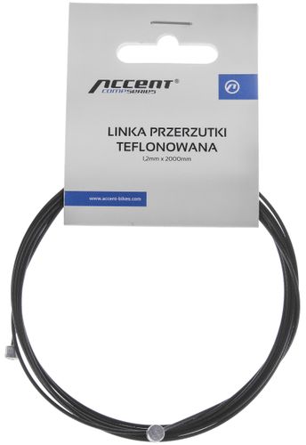 Linka przerzutki PTFE ACCENT 1,2 mm x 2000 mm na Arena.pl