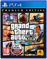 GRAND THEFT AUTO V GTA 5 EDYCJA PREMIUM - PL - NOWA - PS4 - Płyta Blu-ray