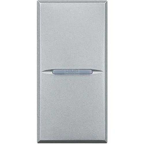 AXOLUTE - Łącznik jednobiegunowy 10AX (zaciski śrubowe) 1 moduł AXIAL aluminium Bticino HC4001N na Arena.pl