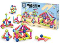 klocki magnetyczne 3d 84 elem 35 x 5,8 x 24cm