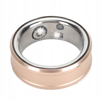 INTELIGENTNY PIERŚCIEŃ NFC SMART RING HEALTH TRACKER IP68 BT 5.1 ZŁOTY