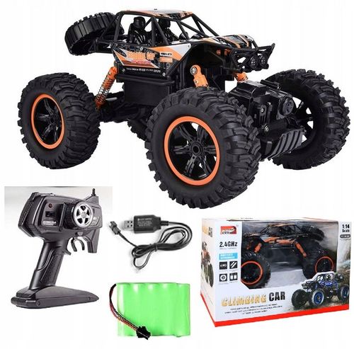 SAMOCHÓD ZDALNIE STEROWANY TERENOWY NAPĘD 4x4 AUTO PILOT RC DUŻY OFF ROAD na Arena.pl