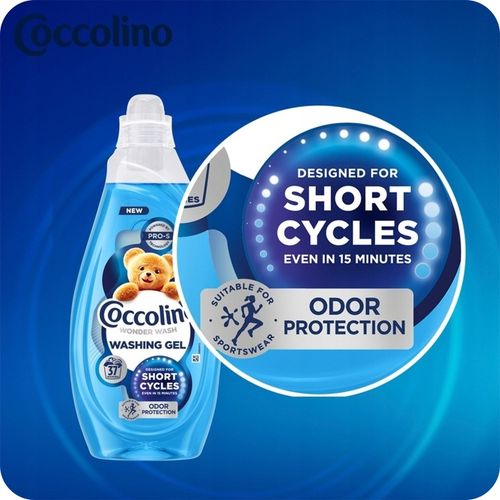 ŻEL DO PRANIA COCCOLINO WONDER WASH ODOR PROTECTION 37 PRAŃ na Arena.pl