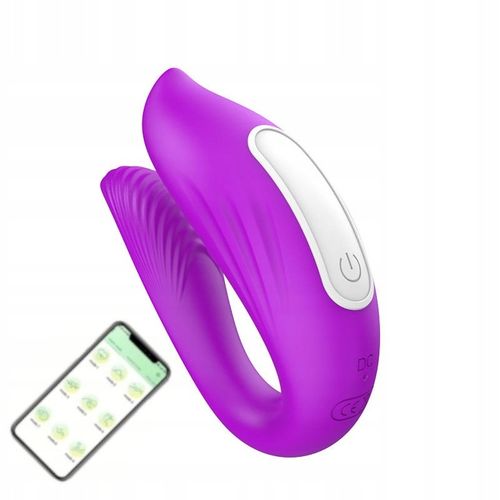 SSĄCY ŁECHTACZKĘ MASAŻER, WIBRATOR DLA PAR, Z APLIKACJĄ na Arena.pl