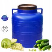 BECZKA PLASTIKOWA 40 L DO KISZENIA KAPUSTY NA WODĘ DESZCZÓWKĘ OGÓRKI NOWA