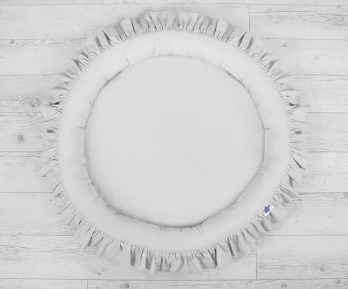 Gniazdko z falbanką - szare na Arena.pl