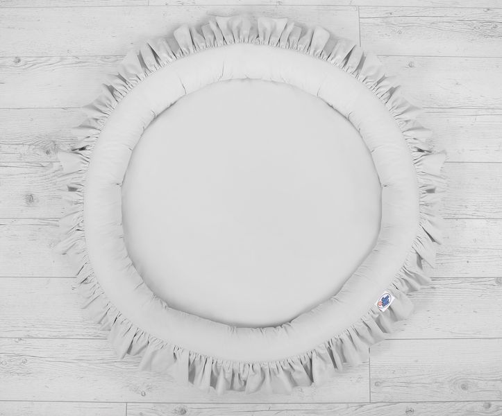 Gniazdko z falbanką - szare zdjęcie 5