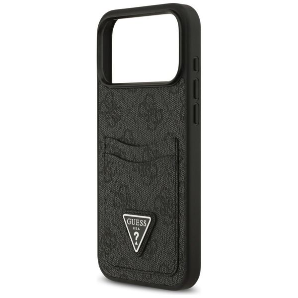 Etui Guess 4G Double Card Triangle do iPhone 17 Pro Max czarny zdjęcie 6