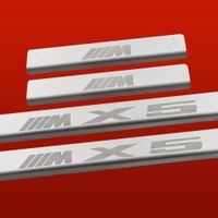 Listwa progowa BMW X5 E70 M X5 Stal nierdzewna 304 mat 4szt