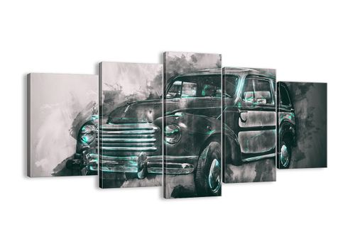 Obraz Na Płótnie - Samochód Retro  - 160X85 Cm - Ea160X85-3834 na Arena.pl