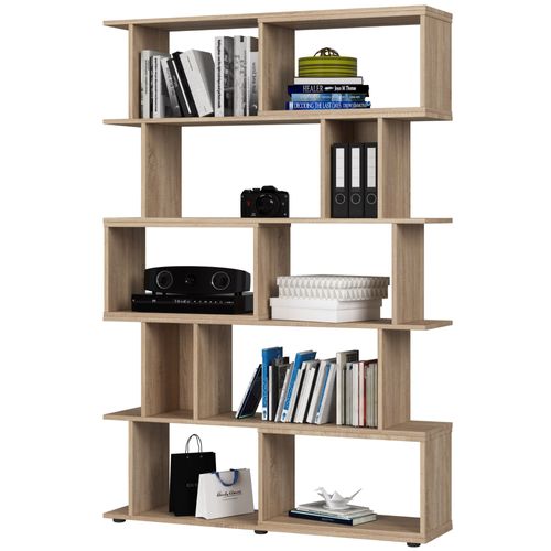 Regał z półkami FIX - dąb sonoma na Arena.pl