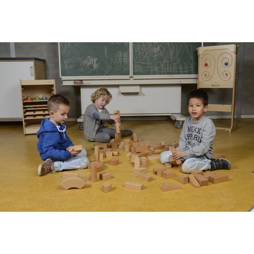 MASTERKIDZ Klocki Drewniane 92 Elementy na Arena.pl