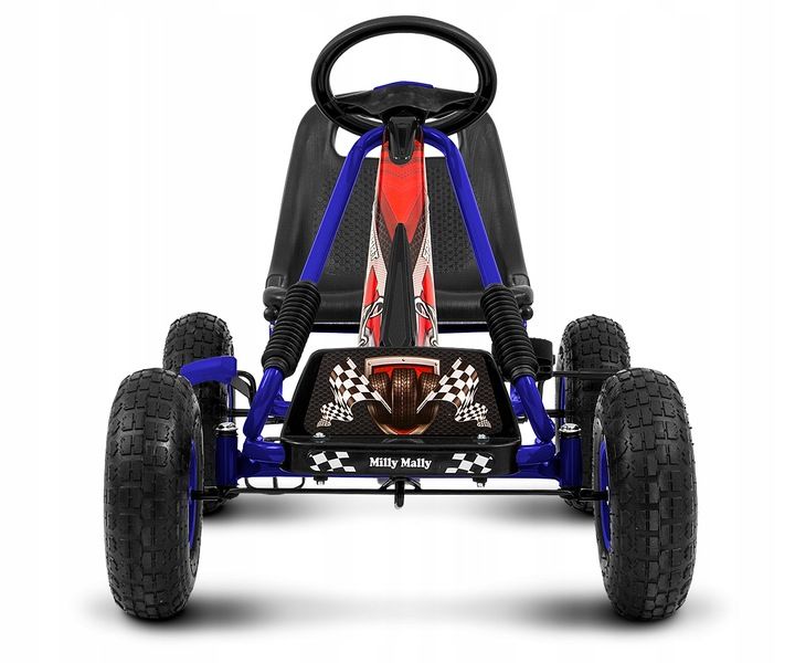 Gokart na pedały Milly Mally Thor Blue zdjęcie 3