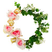 CV21140-2 WIANEK DEKORACYJNY WIOSENNY WIELKANOCNY RÓŻE KWIAT