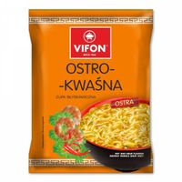 VIFON OSTRO KWAŚNA 70G ZUPKI BŁYSKAWICZNA NOODLE