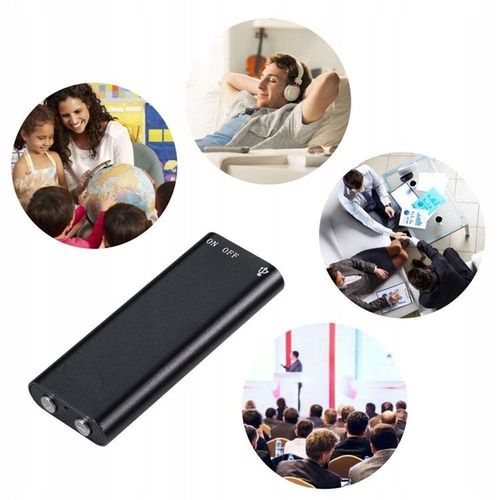MINI DYKTAFON SZPIEGOWSKI PODSŁUCH DETEKCJA 8 GB na Arena.pl