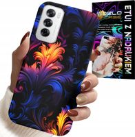 ETUI DO OPPO RENO12 PRO 5G - ABSTRAKCYJNE KOLOROWE WZORY + FOLIA