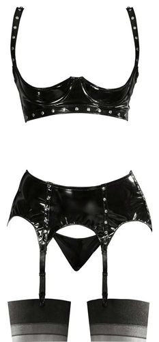 Vinyl Shelf Bra Set S na Arena.pl