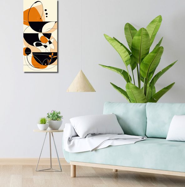 Obraz 30x70cm Taneczne Kręgi zdjęcie 2