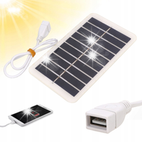 SOLARNA ŁADOWARKA USB BATERIA SŁONECZNA 2W 5V