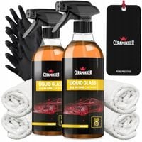 2x Wosk Samochodowy na Mokro do Lakieru Samochodu Syntetyczny Ceramikker