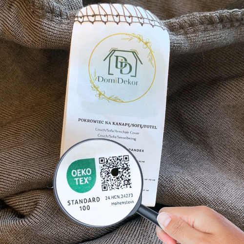 POKROWIEC NA NAROŻNIK KANAPĘ SOFĘ WELUR OEKO TEX PALMOWE LIŚCIE LEWY 3+2 OS na Arena.pl