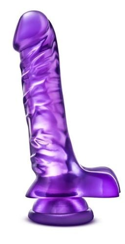 dildo żelowe blush b yours basic 8 fioletowe na Arena.pl