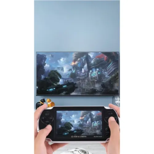 MINI konsola przenośna do gier RETRO x7 POLSKIE MENU 1000 GIER + KABEL na Arena.pl