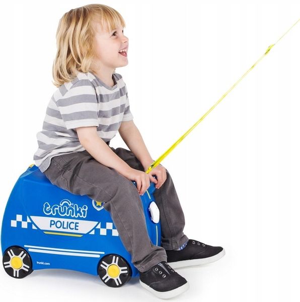 WALIZKA TRUNKI JEŻDŻĄCA WALIZECZKA RADIOWÓZ POLICE zdjęcie 3