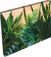 OBRAZ KWIATY liście monstera do salonu sypialni