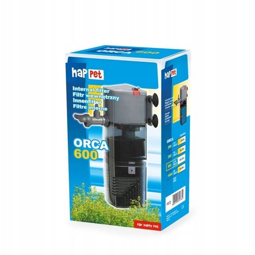 Filtr wewnętrzny gąbkowy Happet ORCA 600 DO AKWARIUM 120-250L na Arena.pl