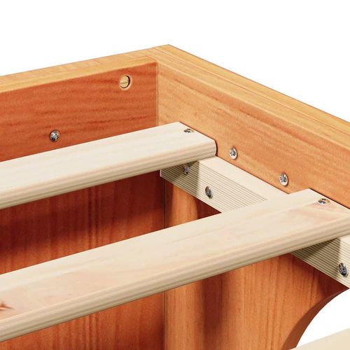 Ramka łóżka Woskowy brąz 80 x 200 cm Lite drewno sosnowe na Arena.pl